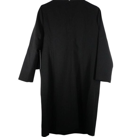 New Tuckernuck Women's Gold Tie Front Black Brigitte Mini Dress Size Large 3052 - Picture 10 of 12